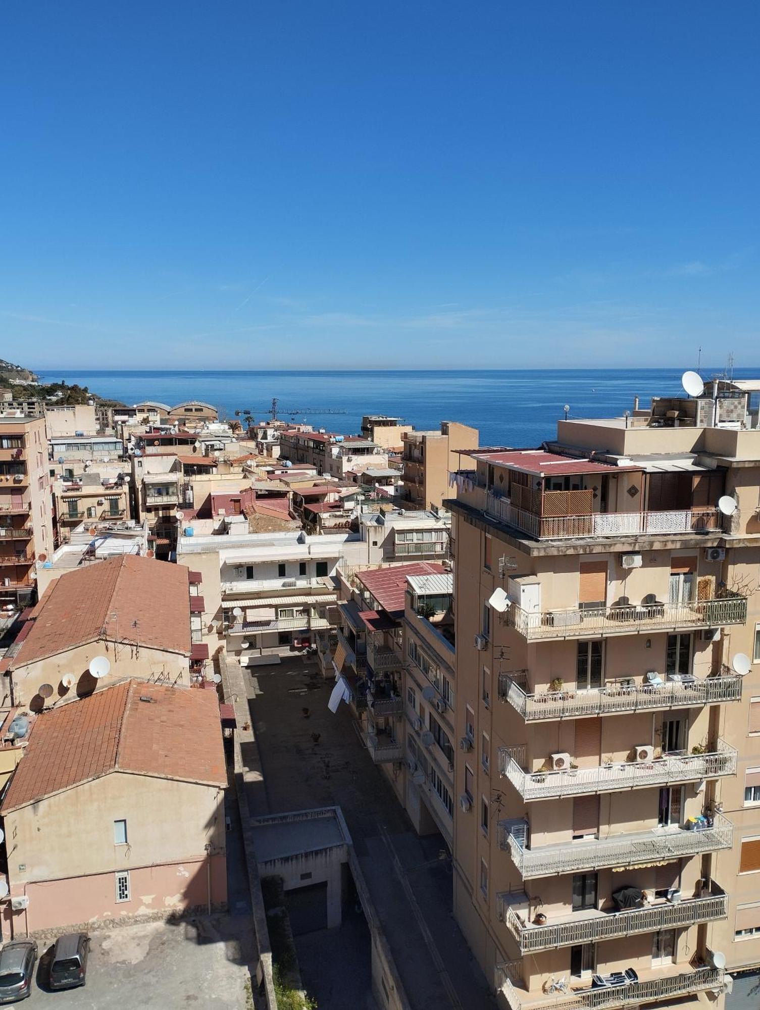Rineddahouse Arenella - Vista Mare Panoramica A Palermo Con Parcheggio Privato Lejlighed Eksteriør billede